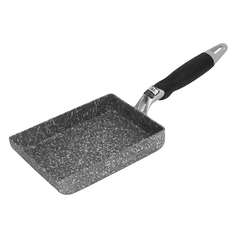 Monikäyttöinen sisätilojen mukautetun kokoinen paistinpannu Grill Induktio Savuton pihvi No Stick Kitchen Grill Pan